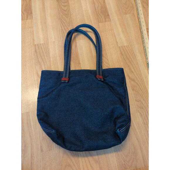 Amy 8 Chan New York Tote Bag Denim Flowers Floral - Picture 7 of 10